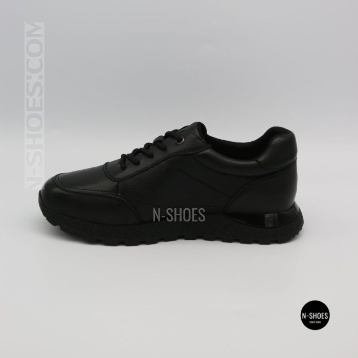 Шкіряні кросівки Allsy 216524 25D1D791-1 BLACK 6362 на щодень