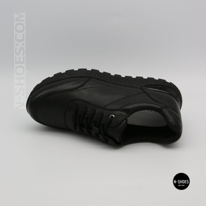 Кроссовки из кожи Allsy 216524 25D1D791-1 BLACK 6362 на весь день