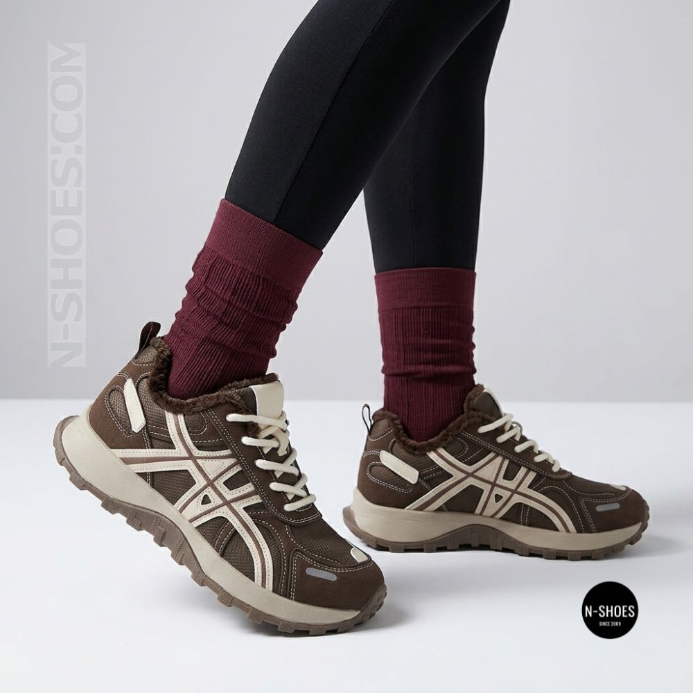 ALLSY 218902 SS-103 Brown 6366 Sneakers: Warmth for Every Day