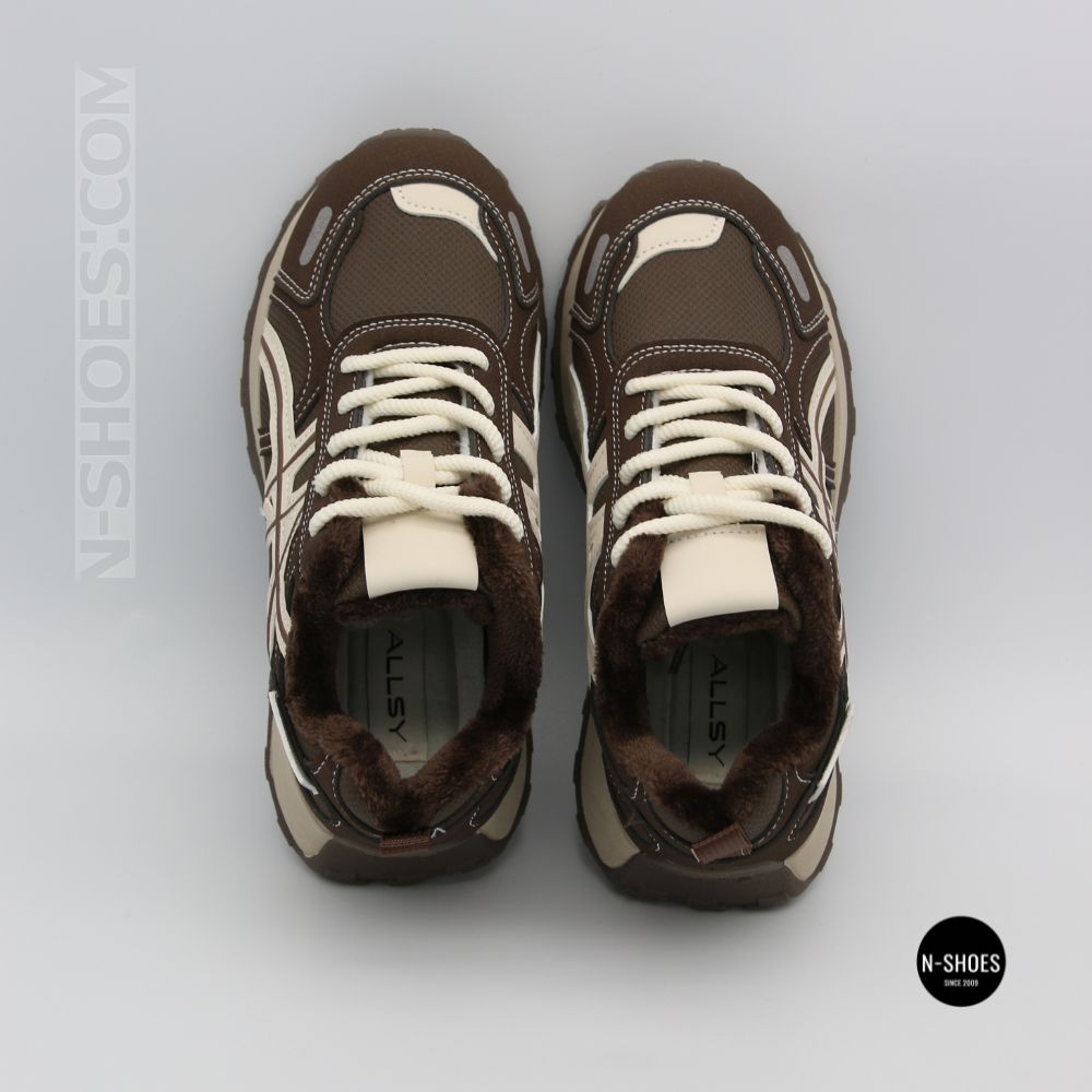 ALLSY 218902 SS-103 Brown 6366 Sneakers: Warmth for Every Day