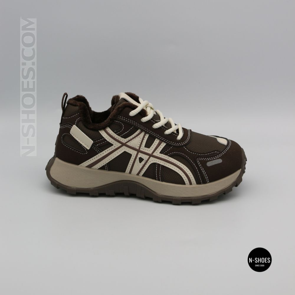 ALLSY 218902 SS-103 Brown 6366 Sneakers: Warmth for Every Day