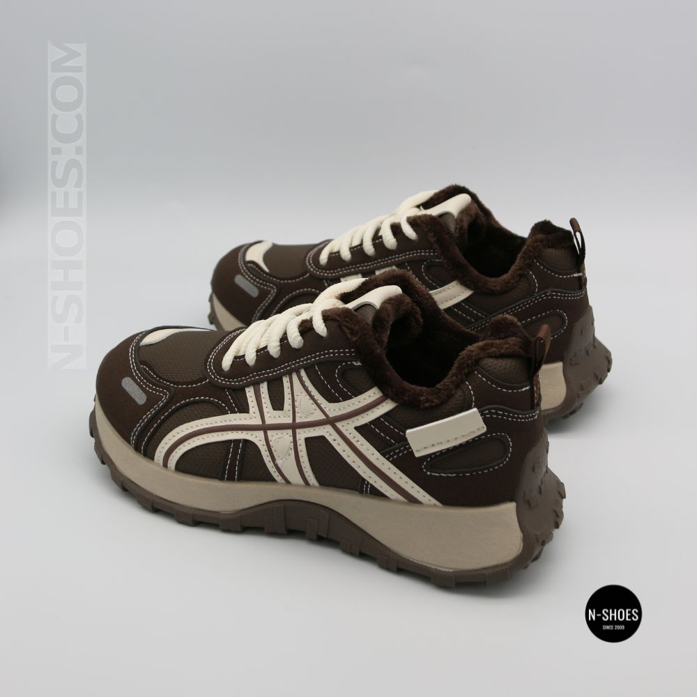 ALLSY 218902 SS-103 Brown 6366 Sneakers: Warmth for Every Day