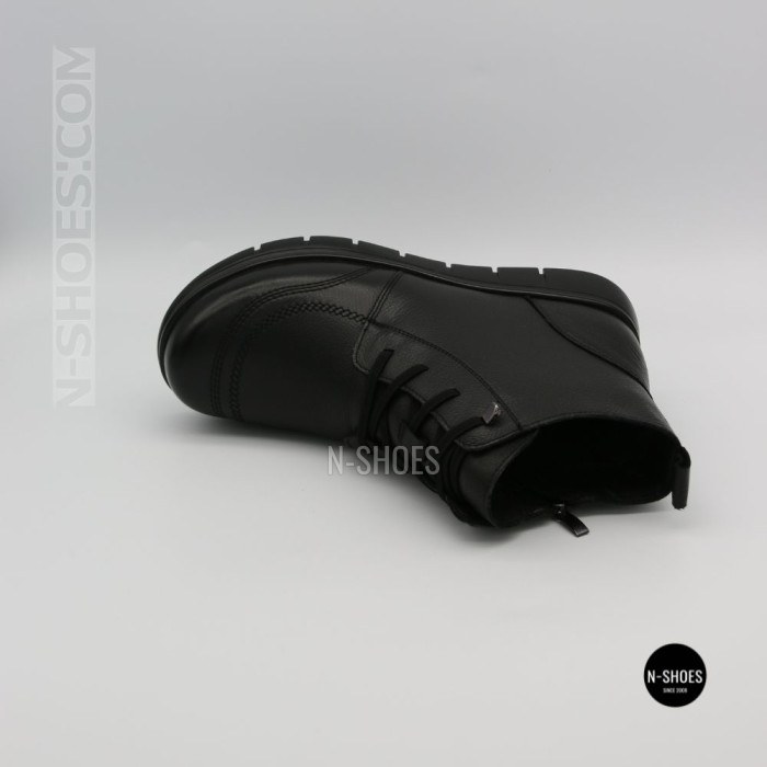 Жіночі шкіряні черевики Allsy 216897 687-6097-1P Lonza 219874 6368 BLACK для комфорту