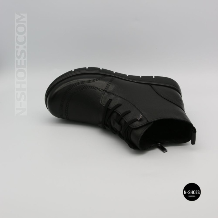 Женские кожаные ботинки Allsy 216897 687-6097-1P Lonza 219874 6368 BLACK для комфорта