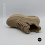 Beige Leather Women's Winter Sneaker Boots Allsy 215009