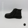 Comfortable Leather Boots Allsy 214972 26Q10M3638-1 6370 BLACK