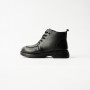 Комфортні шкіряні черевики Allsy 214972 26Q10M3638-1 Lonza 219949 6370 BLACK