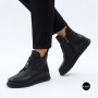 Стильные кожаные ботинки Allsy 216638 C52271-528 BLACK Lonza 217923 6380