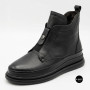 Стильные кожаные ботинки Allsy 216638 C52271-528 BLACK Lonza 217923 6380