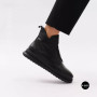 Стильные кожаные ботинки Allsy 216638 C52271-528 BLACK Lonza 217923 6380