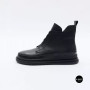 Стильные кожаные ботинки Allsy 216638 C52271-528 BLACK Lonza 217923 6380