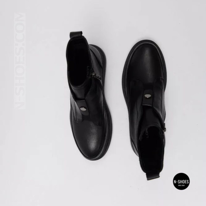 Стильные кожаные ботинки Allsy 216638 C52271-528 BLACK Lonza 217923 6380