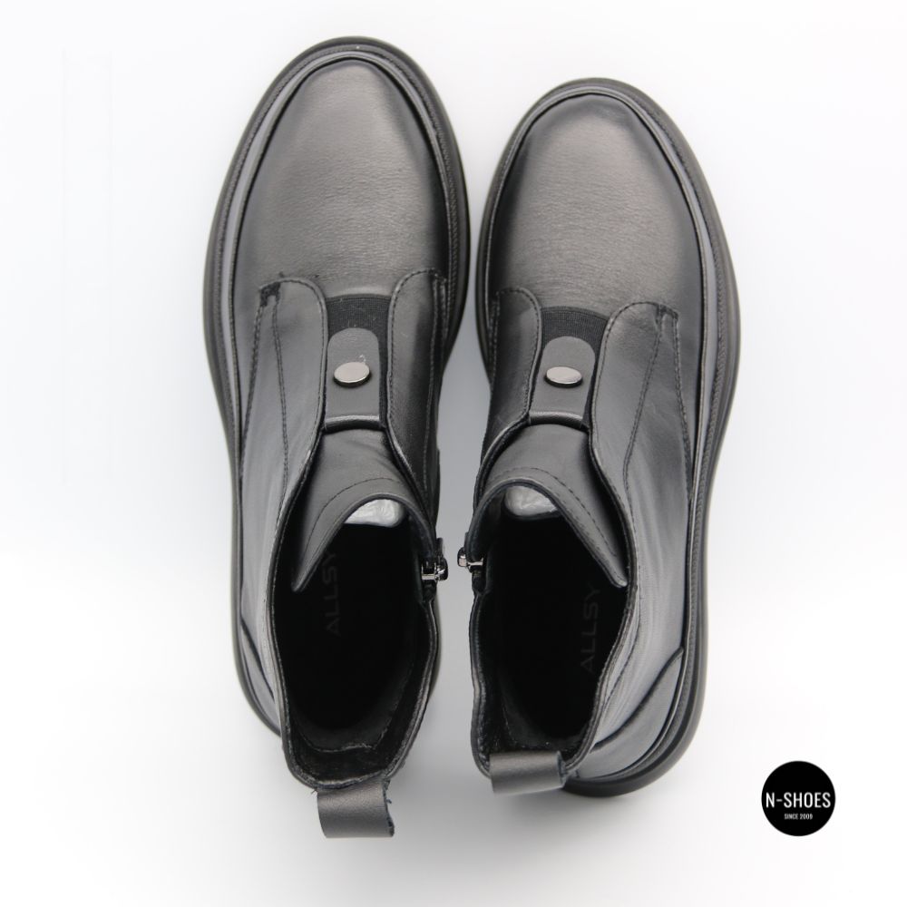 Стильные кожаные ботинки Allsy 216638 C52271-528 BLACK Lonza 217923 6380