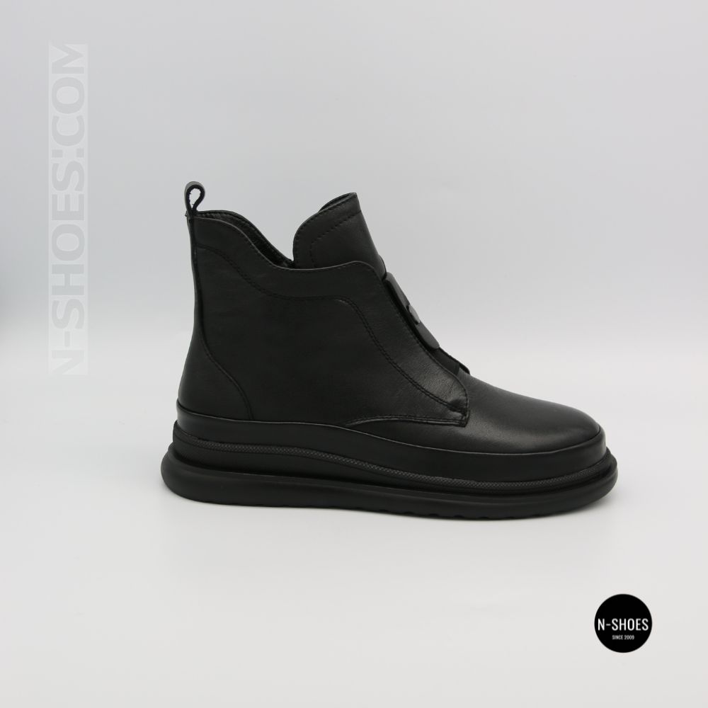 Стильные кожаные ботинки Allsy 216638 C52271-528 BLACK Lonza 217923 6380