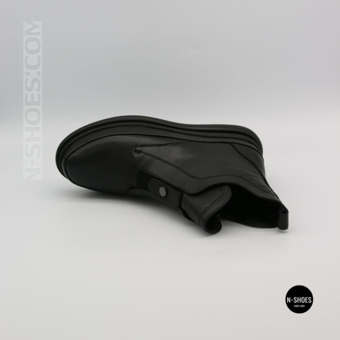 Стильные кожаные ботинки Allsy 216638 C52271-528 BLACK Lonza 217923 6380