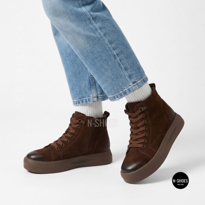 Women's winter boots Allsy 215012 26Z53Z3585-1 Brown