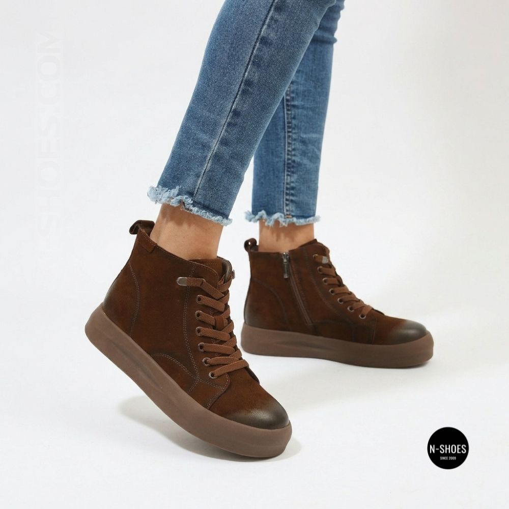 Женские зимние ботинки Allsy 215012 26Z53Z3585-1 Brown 6381