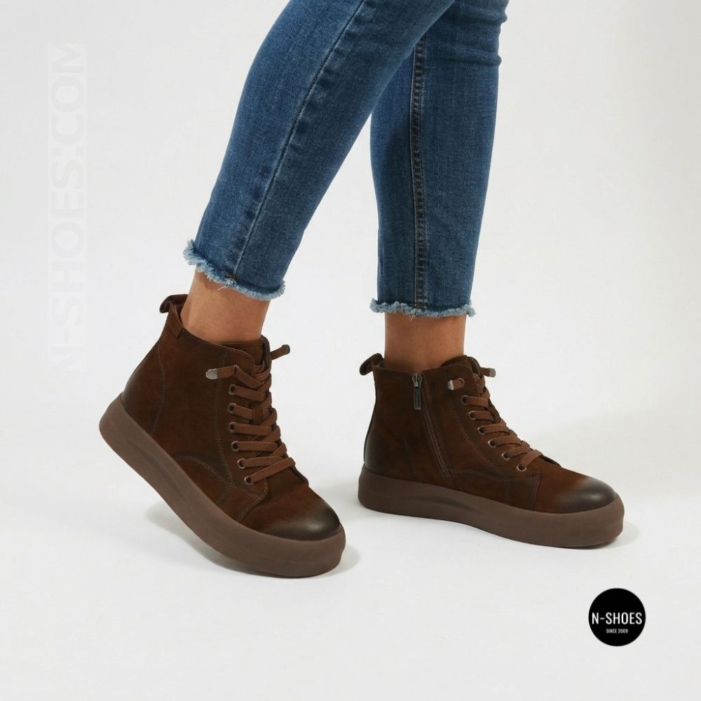 Женские зимние ботинки Allsy 215012 26Z53Z3585-1 Brown 6381