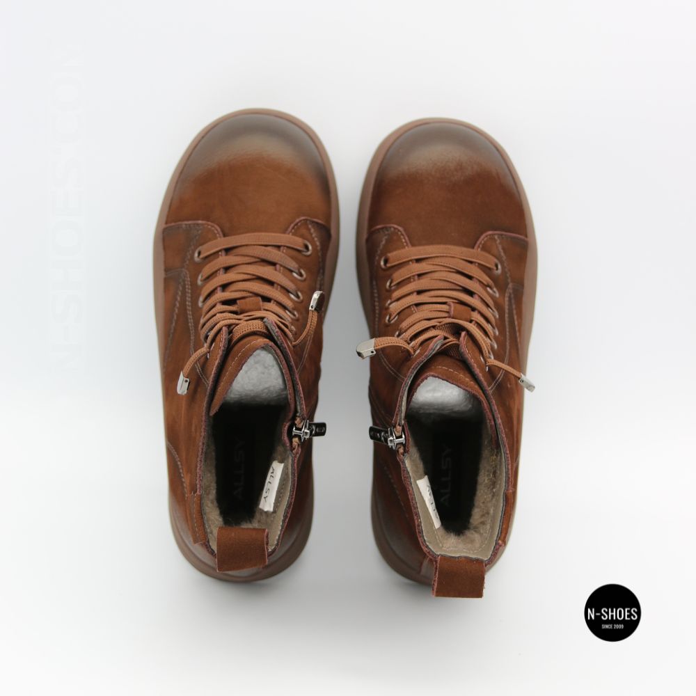Женские зимние ботинки Allsy 215012 26Z53Z3585-1 Brown 6381
