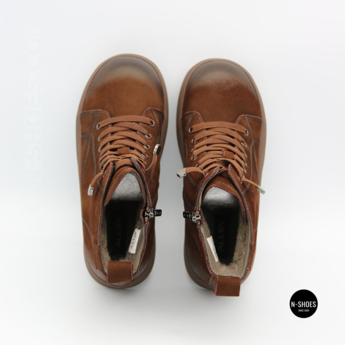 Женские зимние ботинки Allsy 215012 26Z53Z3585-1 Brown 6381