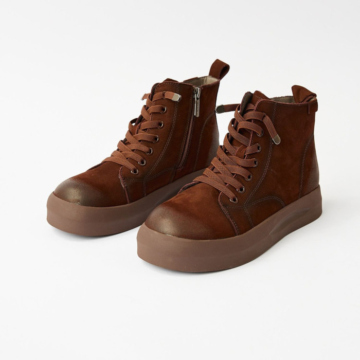 Women's winter boots Allsy 215012 26Z53Z3585-1 Brown