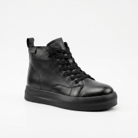 Жіночі зимові черевики Allsy 214973 26Z53Z3138-3 BLACK 6382 комфортні чорні з натуральної шкіри