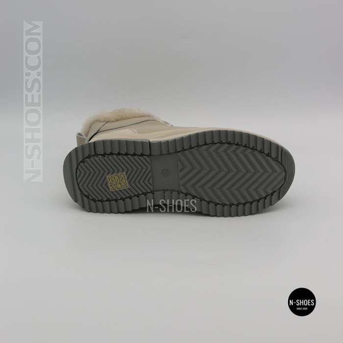 Бежеві шкіряні черевики Allsy 216592 25Z2Z089-10-2 MILK 6383
