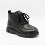 Women's Winter Leather Boots Allsy with Anatomical Toe 214981 26Q10M3637-1 BLACK 6385