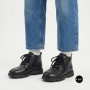 Women's Winter Leather Boots Allsy with Anatomical Toe 214981 26Q10M3637-1 BLACK 6385