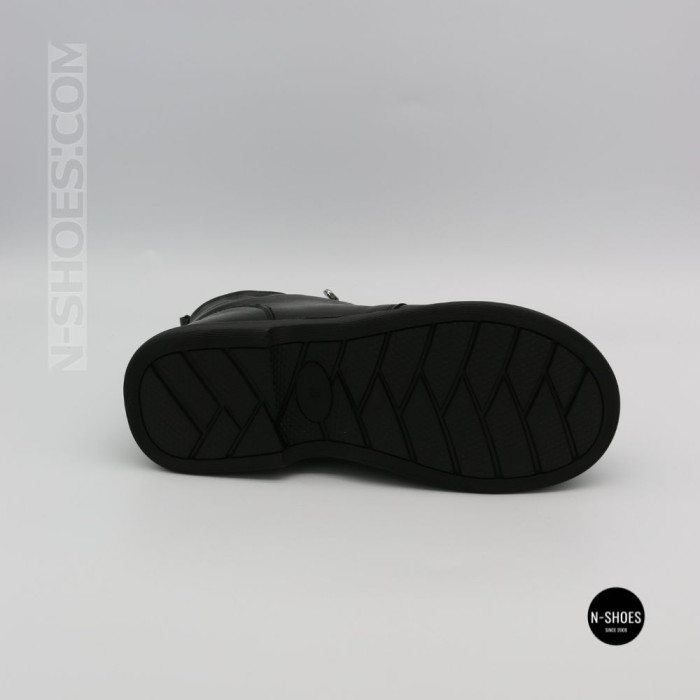 Женские кожаные зимние ботинки Allsy 214972 26Q10M3638-1 BLACK 6386 с анатомическим носком