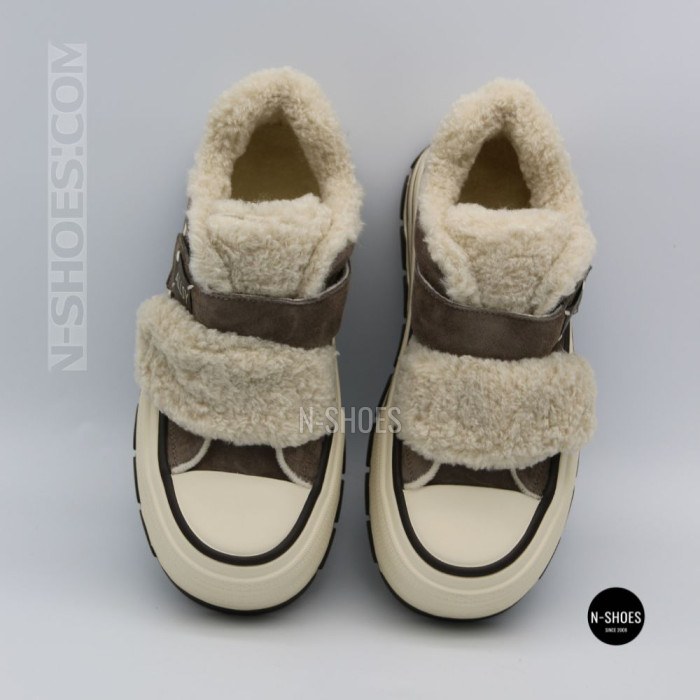 Трендові замшеві уггі Allsy 216332 Lonza 220518 6389 на платформі