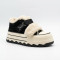 Жіночі зимові черевики уггі Allsy 216327 Z6513-1 Glissane Black SUEDE Lonza 220517 6390 трендові чорні з натуральної замші з липучкою