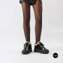 Трендовые зимние ботинки Allsy 219424 26N03 BLACK SUEDE 6392