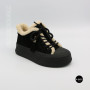 Трендовые зимние ботинки Allsy 219424 26N03 BLACK SUEDE 6392