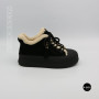 Трендовые зимние ботинки Allsy 219424 26N03 BLACK SUEDE 6392
