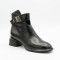 Women's demi-season boots Fabio Monelli 215049 LE1245-WS678-YP1718B BLACK Lonza 220213 6395 classic black genuine leather boots with stable heels