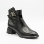 Жіночі шкіряні ботильйони Fabio Monelli 215049 LE1245-WS678-YP1718B BLACK Lonza 220213 6395