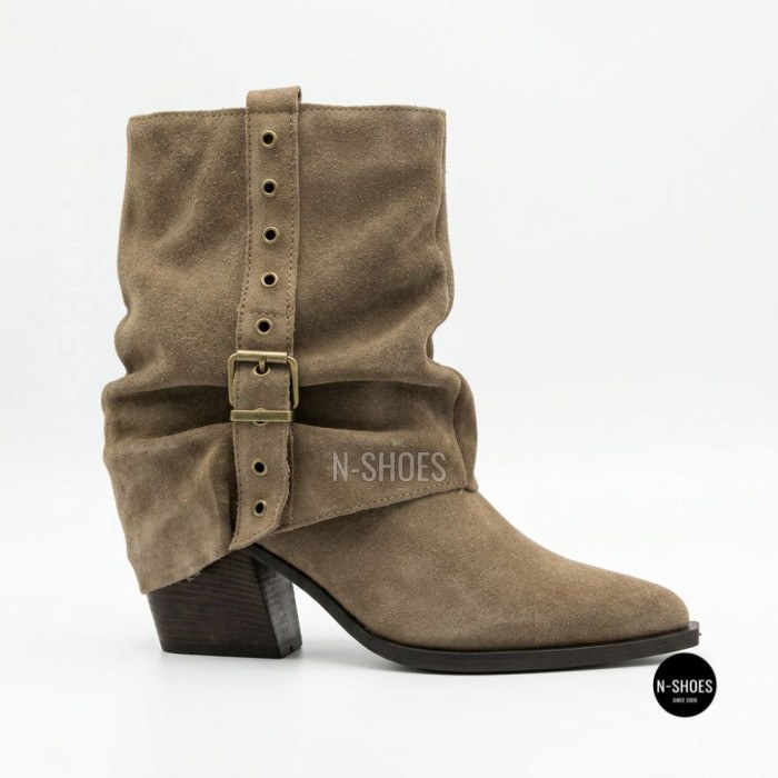 Seasonal Suede Cowboy Boots Lonza 59132-17R-KQ 6396