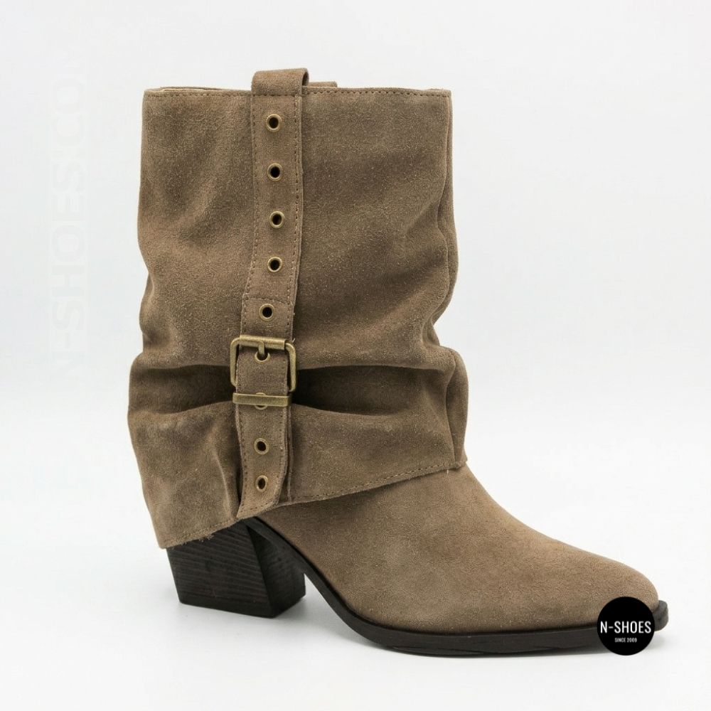 Seasonal Suede Cowboy Boots Lonza 59132-17R-KQ 6396