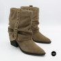 Seasonal Suede Cowboy Boots Lonza 59132-17R-KQ 6396