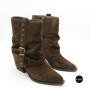 Elegant Brown Suede Slouch Boots Lonza 216422 220177 59132-17R-Z Nelson BROWN SUEDE 6397