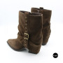 Elegant Brown Suede Slouch Boots Lonza 216422 220177 59132-17R-Z Nelson BROWN SUEDE 6397