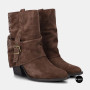 Elegant Brown Suede Slouch Boots Lonza 216422 220177 59132-17R-Z Nelson BROWN SUEDE 6397