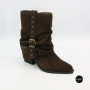 Elegant Brown Suede Slouch Boots Lonza 216422 220177 59132-17R-Z Nelson BROWN SUEDE 6397
