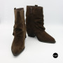 Elegant Brown Suede Slouch Boots Lonza 216422 220177 59132-17R-Z Nelson BROWN SUEDE 6397