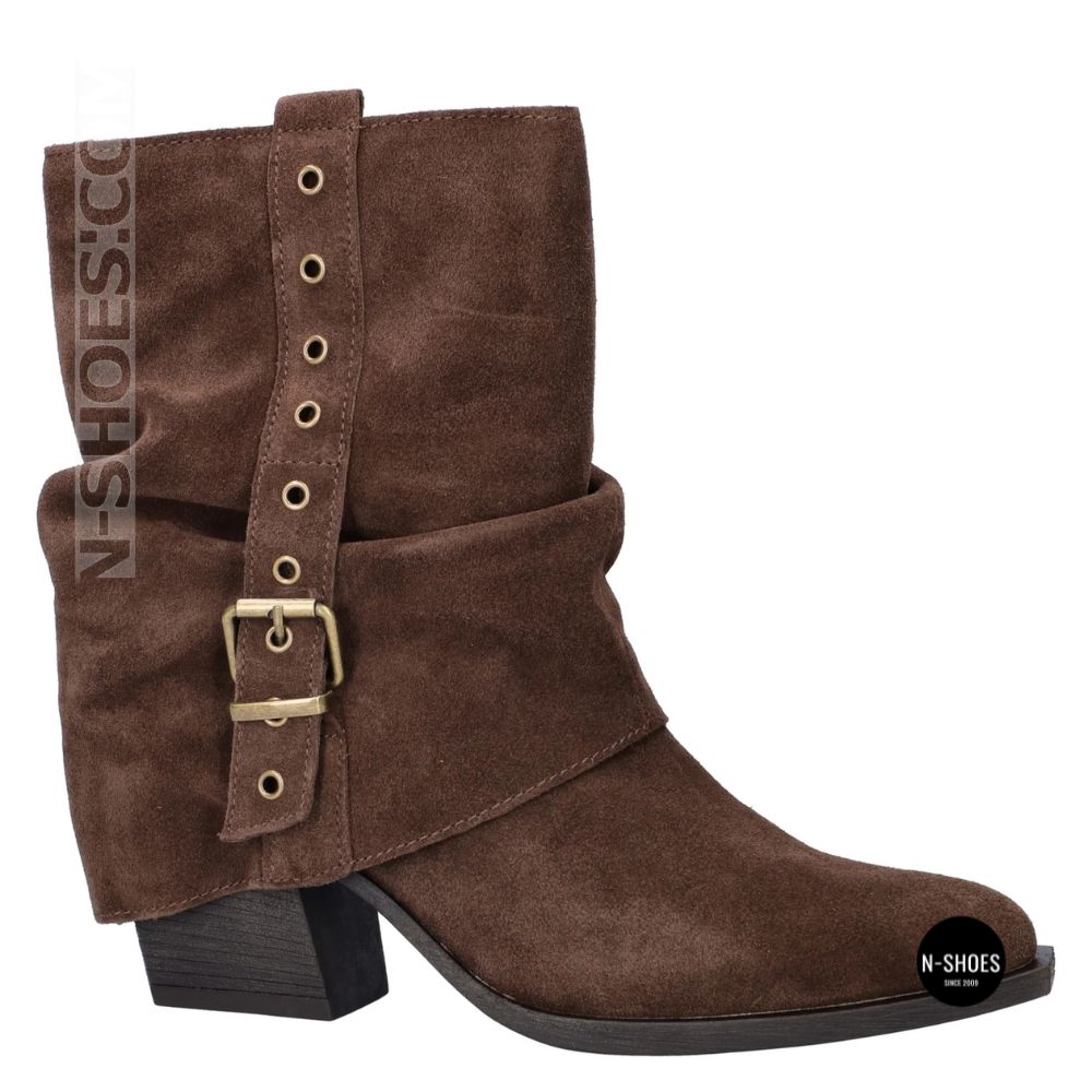 Elegant Brown Suede Slouch Boots Lonza 216422 220177 59132-17R-Z Nelson BROWN SUEDE 6397
