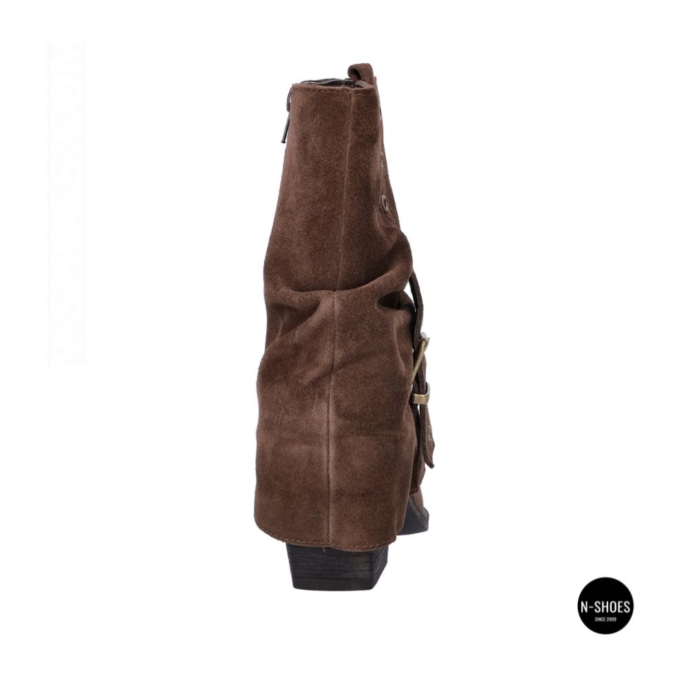 Elegant Brown Suede Slouch Boots Lonza 216422 220177 59132-17R-Z Nelson BROWN SUEDE 6397
