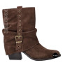 Elegant Brown Suede Slouch Boots Lonza 216422 220177 59132-17R-Z Nelson BROWN SUEDE 6397