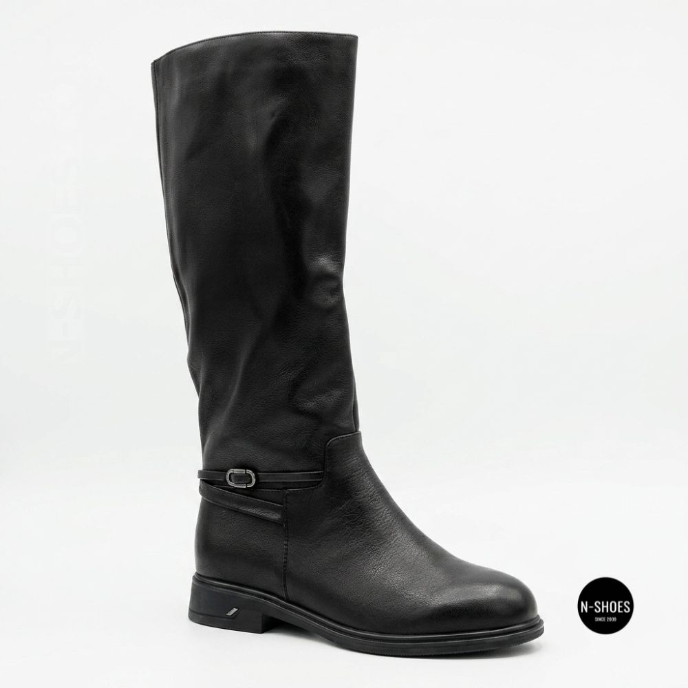 Стильні чоботи Fabio Monelli 216671 BY2871H-32-C1814 BLACK 6398