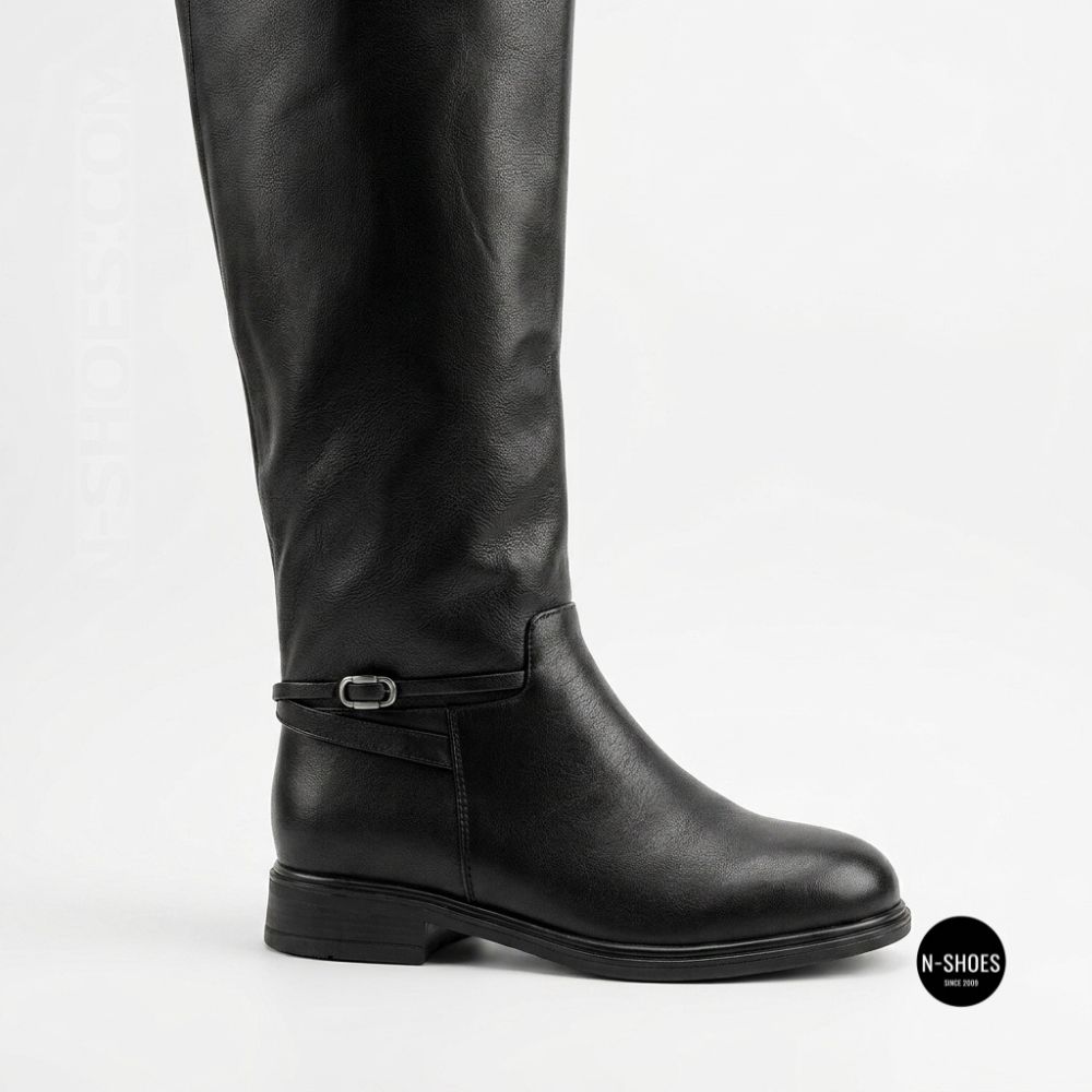Стильні чоботи Fabio Monelli 216671 BY2871H-32-C1814 BLACK 6398